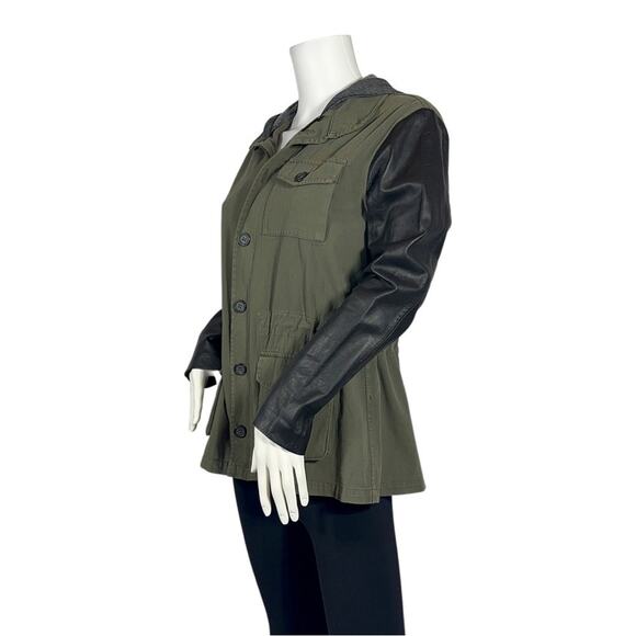 JET by John Eshaya Military Jacket Size M/L $295 - Picture 5 of 16